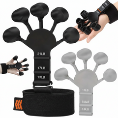 1Pcs Silicone Gripster Grip Strengthener Finger Stretcher Hand Grip Trainer Gym Fitness Training And Exercise Hand Strengthened